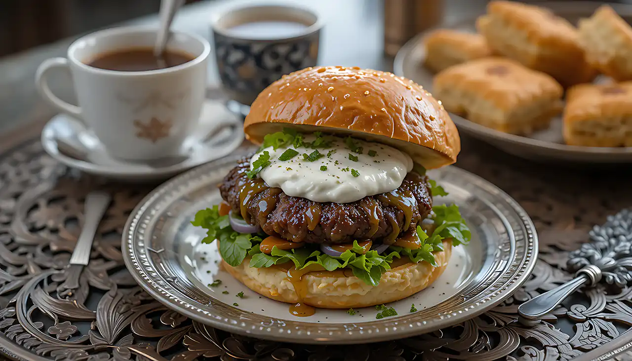 Lamsburgers met munt-yoghurtsaus | Lekker Lam